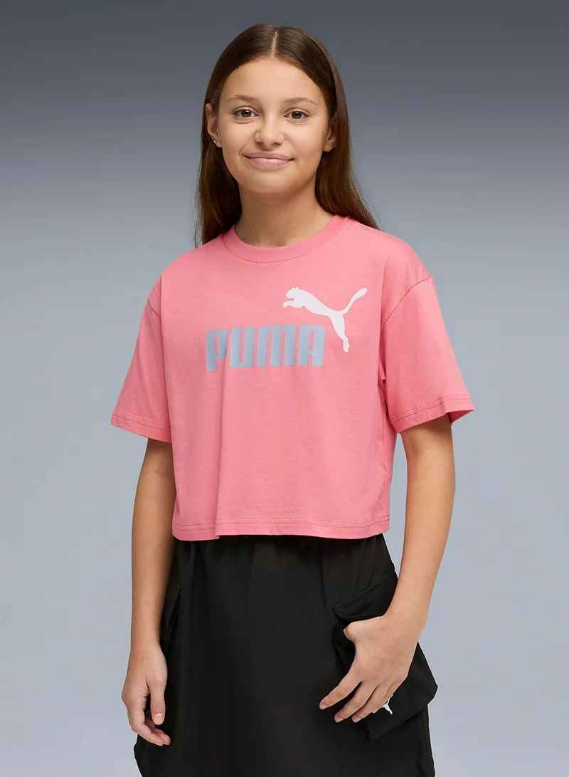 PUMA Youth Essential 2 Color No.1 Logo T-Shirt